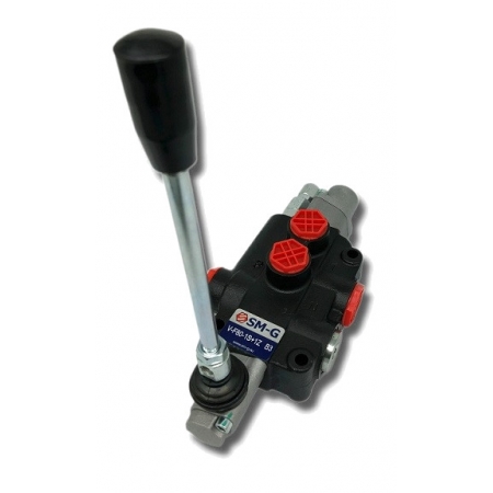 ROZDZIELACZ HYDR. 1SEKCJA 80L ZATRZASK + PRZYŁĄCZA